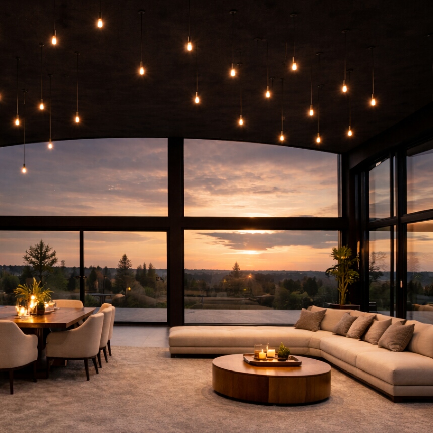 The Lodge living room
